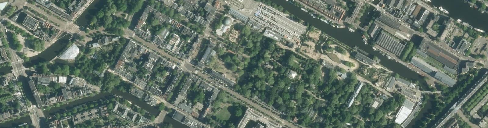 Luchtfoto van Plantage