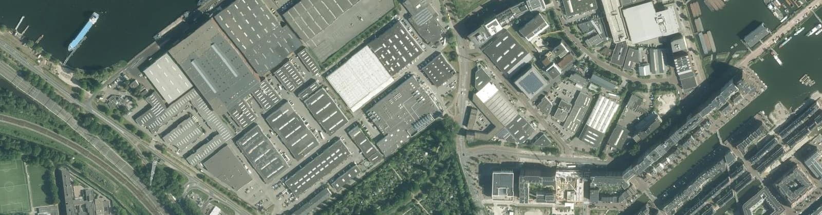 Luchtfoto van Minervahaven-Zuidwest
