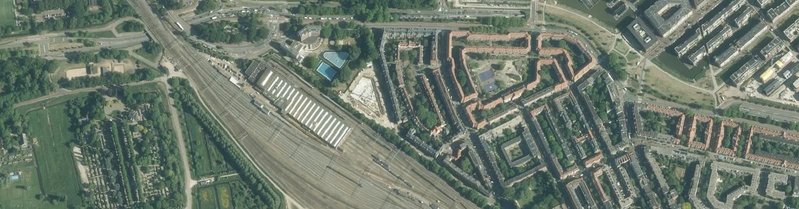 Luchtfoto van Spaarndammerbuurt-Noordwest