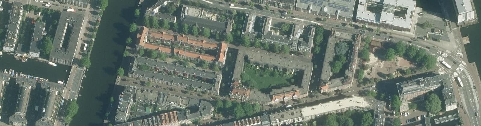 Luchtfoto van Zeeheldenbuurt
