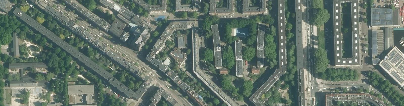 Luchtfoto van Gibraltarbuurt