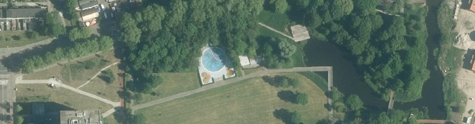Luchtfoto van Eendrachtspark