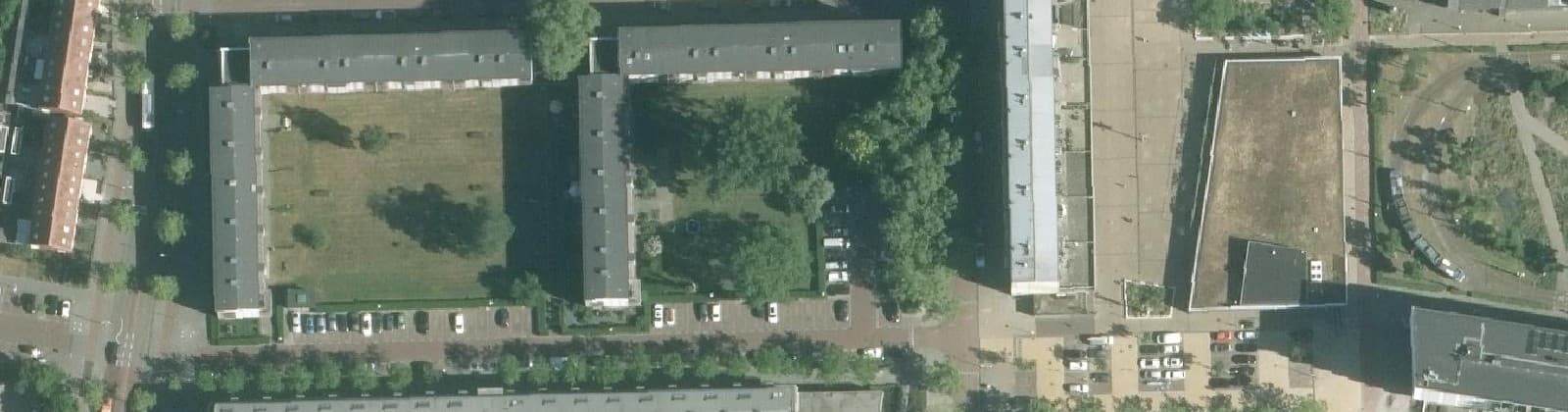Luchtfoto van Dudokbuurt