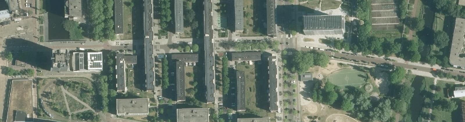 Luchtfoto van Bakemabuurt