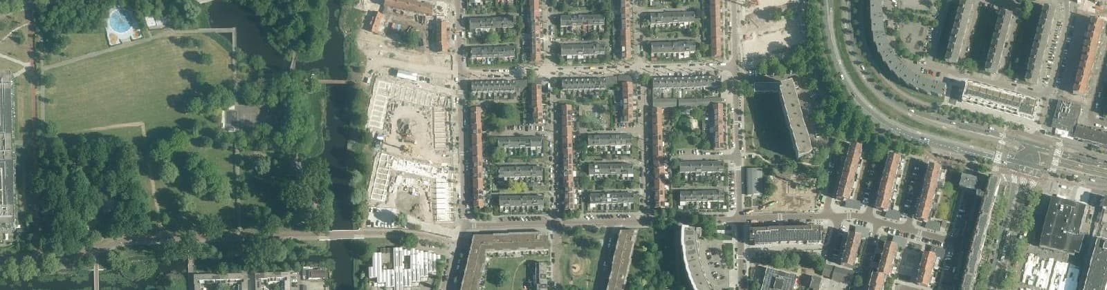 Luchtfoto van Jan de Louterbuurt