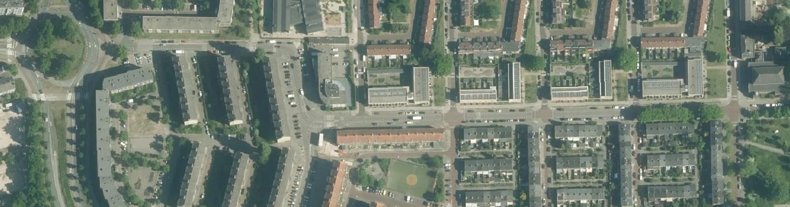 Luchtfoto van Arondeusbuurt