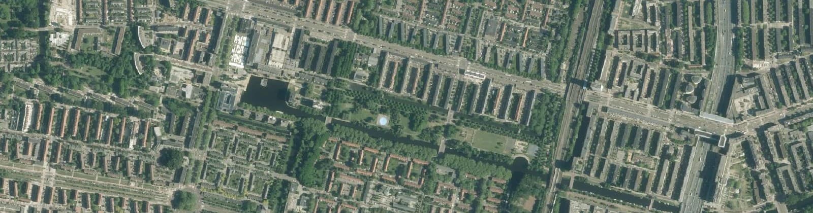 Luchtfoto van Dobbebuurt