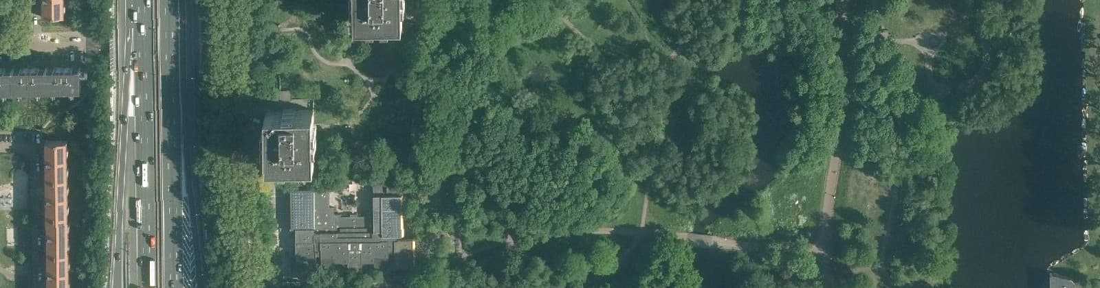Luchtfoto van Rembrandtpark-Zuid