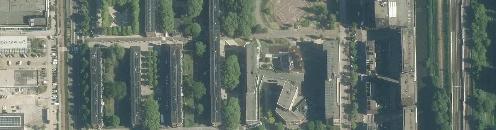 Luchtfoto van Staalmanbuurt