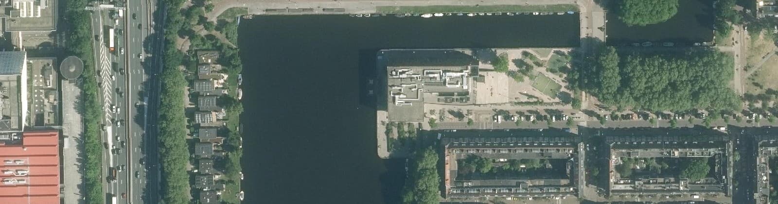 Luchtfoto van Andreasterrein