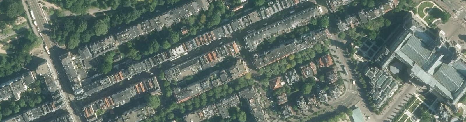 Luchtfoto van P.C. Hooftbuurt