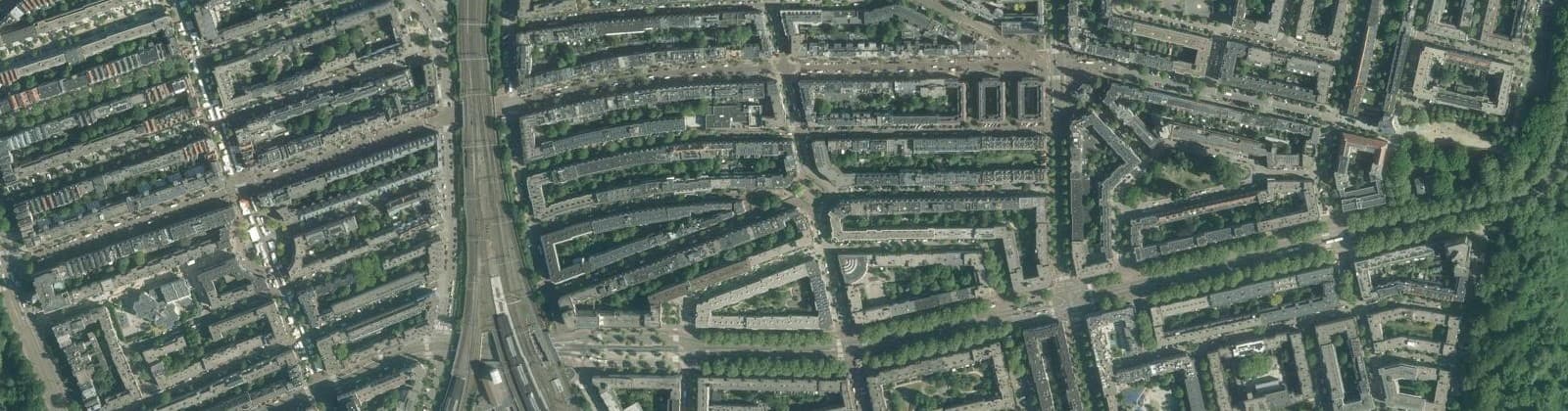 Luchtfoto van Timorpleinbuurt-Zuid