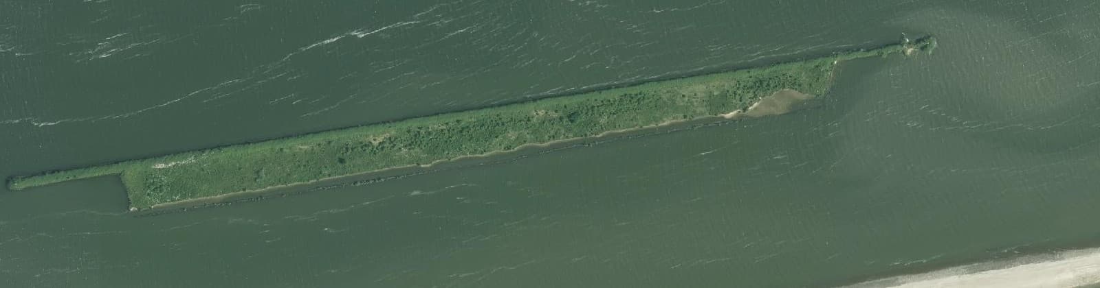Luchtfoto van Buiteneiland