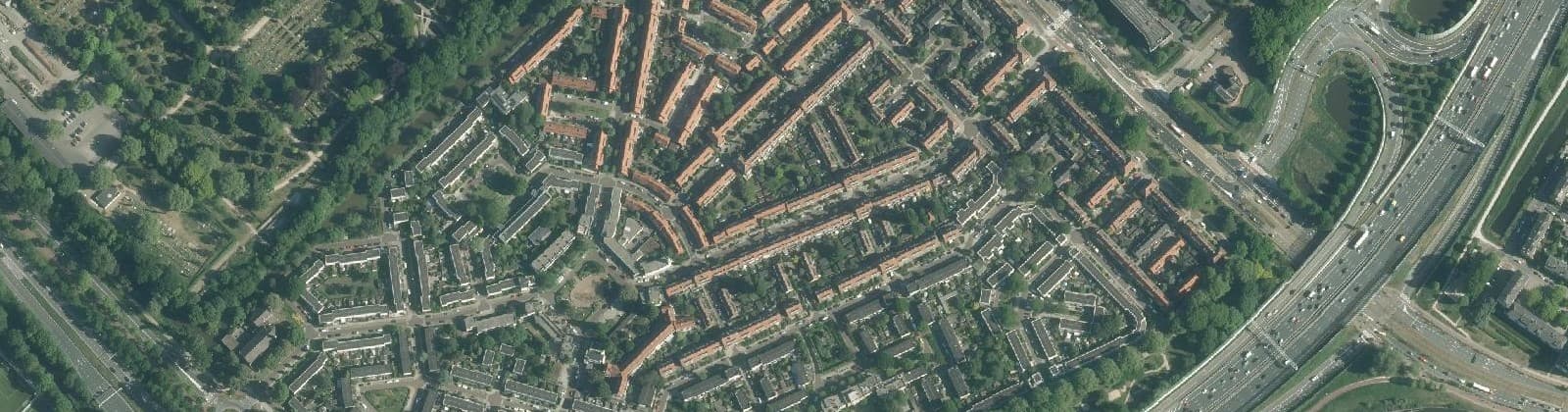 Luchtfoto van Betondorp