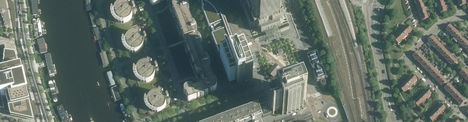Luchtfoto van De Omval