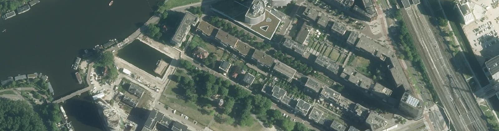 Luchtfoto van Amstelkwartier-Noord