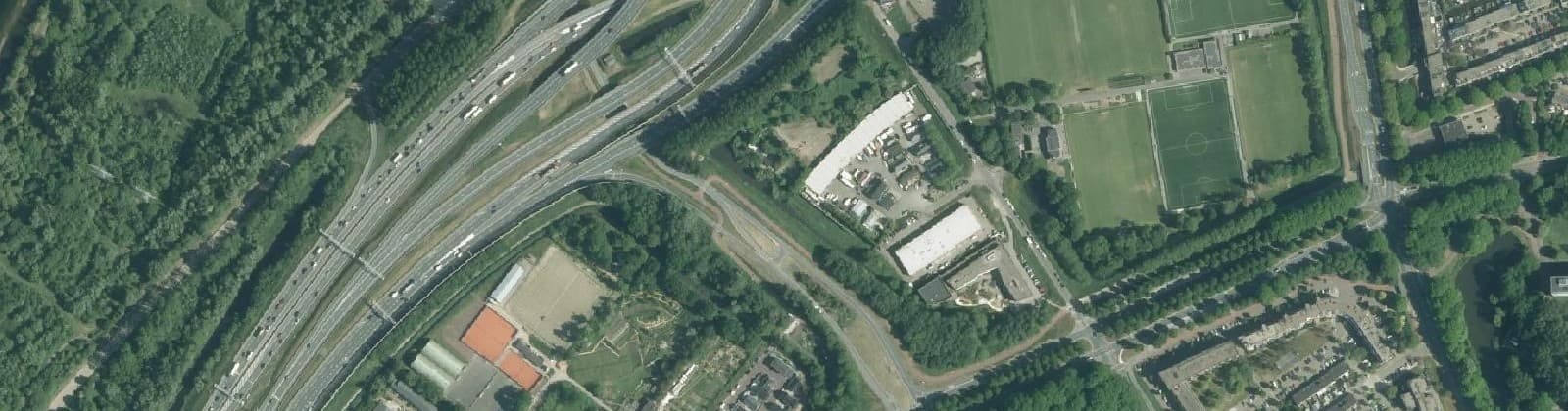 Luchtfoto van Melkweg/Oostzanerwerf