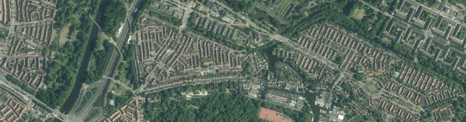 Luchtfoto van Nieuwendammerdijk-West