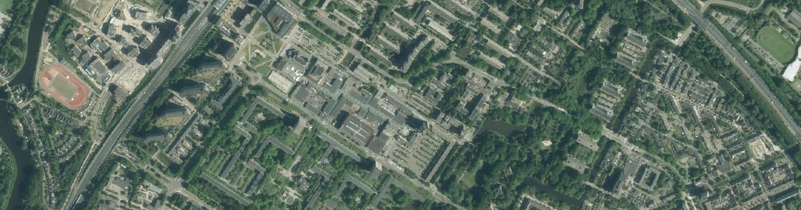 Luchtfoto van Buikslotermeerplein