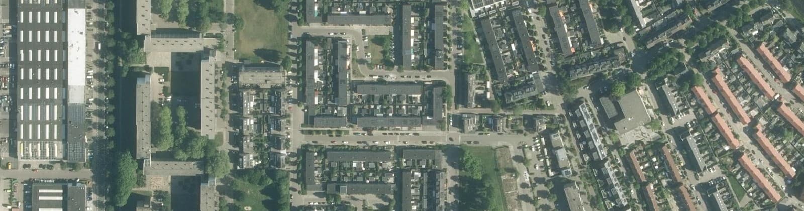 Luchtfoto van Hogewey-Midden