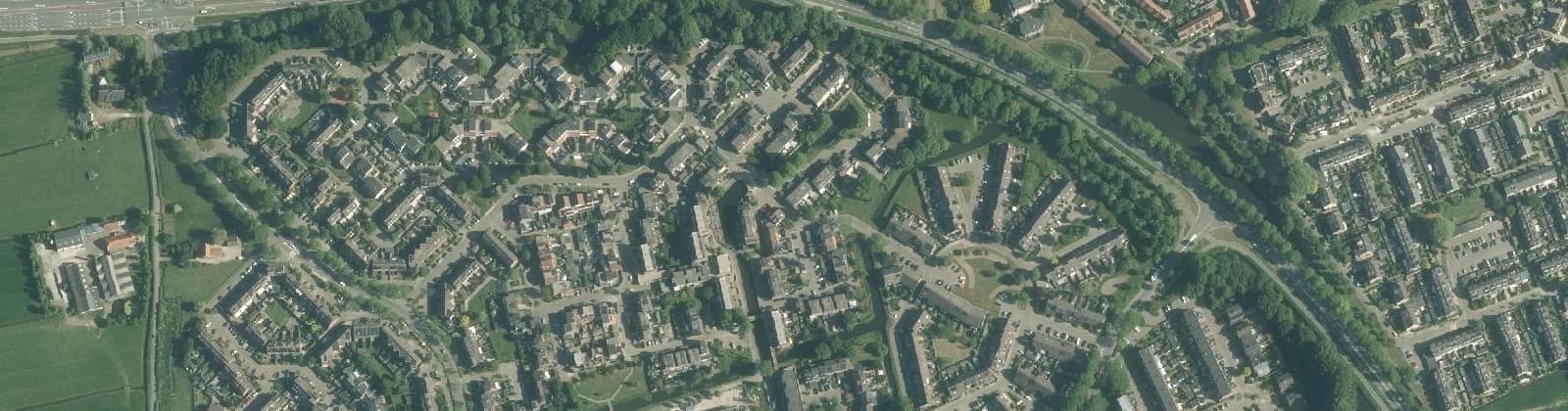 Luchtfoto van Aetsveld-Zuid