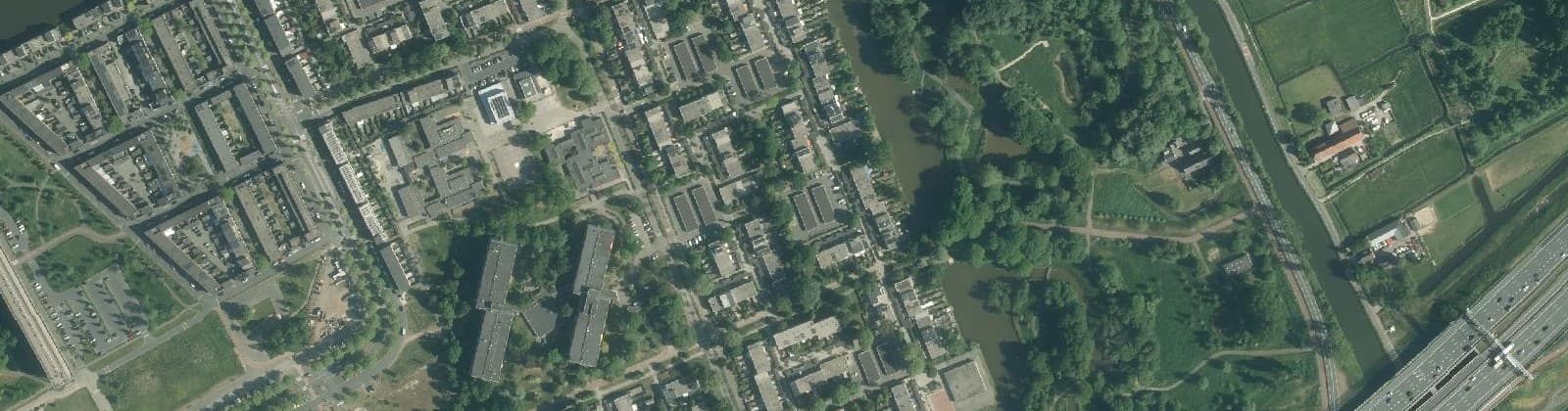 Luchtfoto van Kantershof
