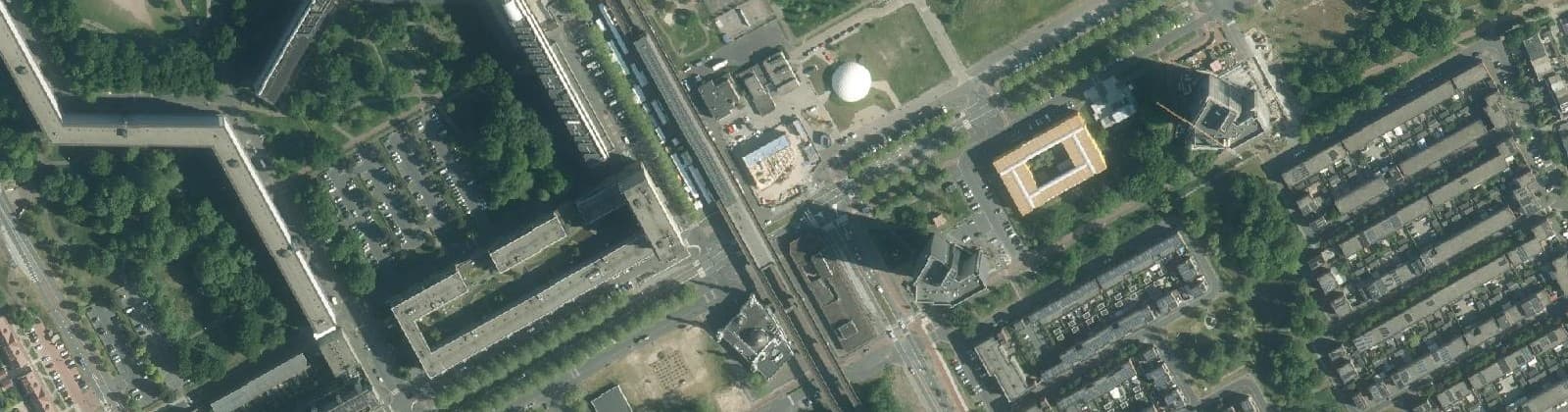 Luchtfoto van De Kameleon e.o.