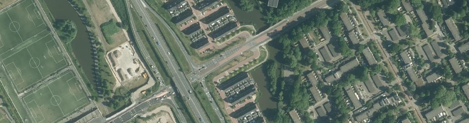 Luchtfoto van Gooise Kant