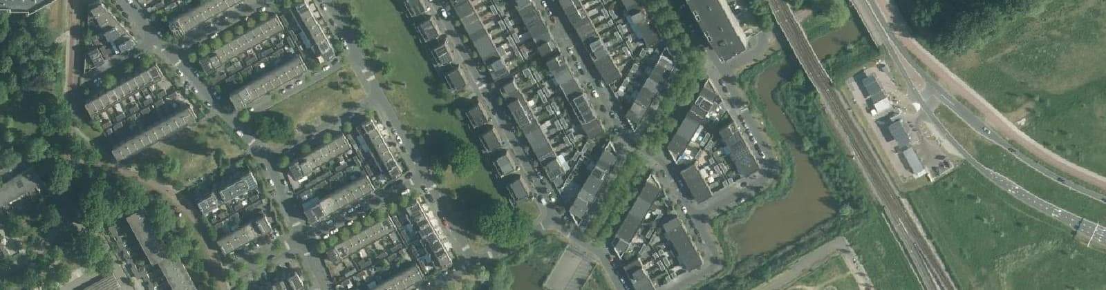 Luchtfoto van K-buurt-Zuidwest