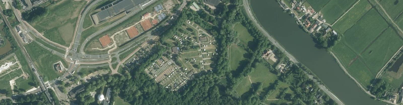 Luchtfoto van Gaasperpark