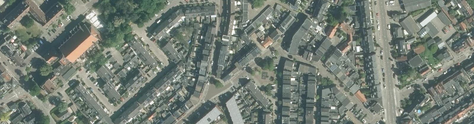 Luchtfoto van Burgerhartstraat