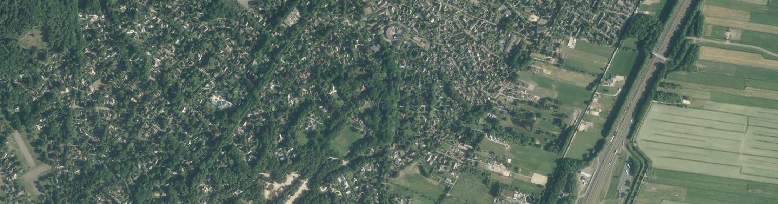 Luchtfoto van Blaricum-Dorp