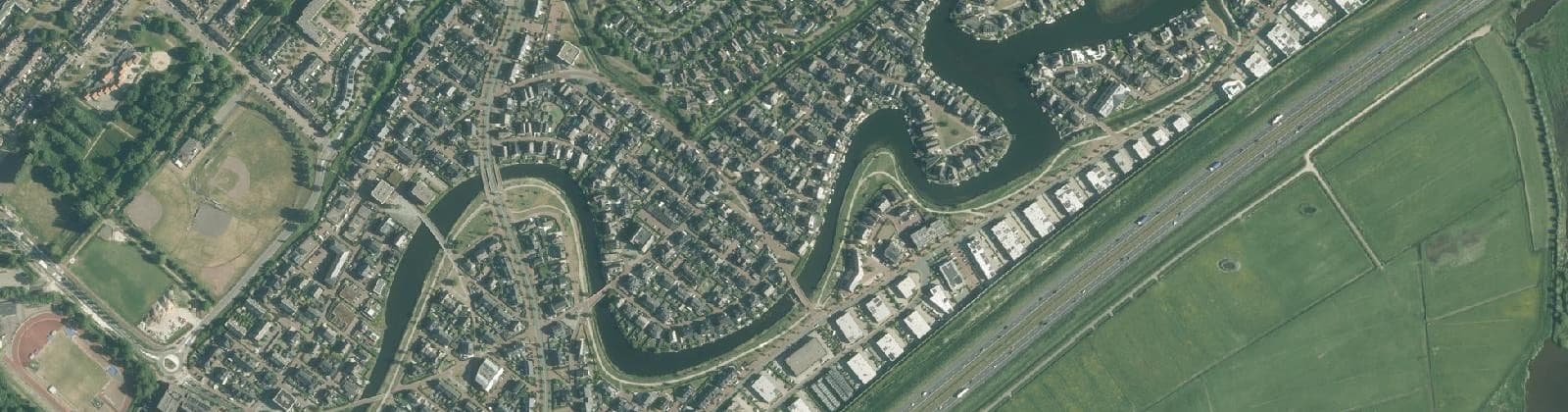 Luchtfoto van Blaricummermeent