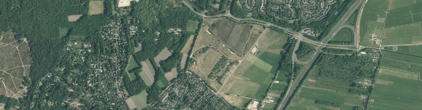 Luchtfoto van Warandepark-De Eng