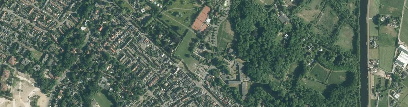 Luchtfoto van Oude Kern Bennebroek