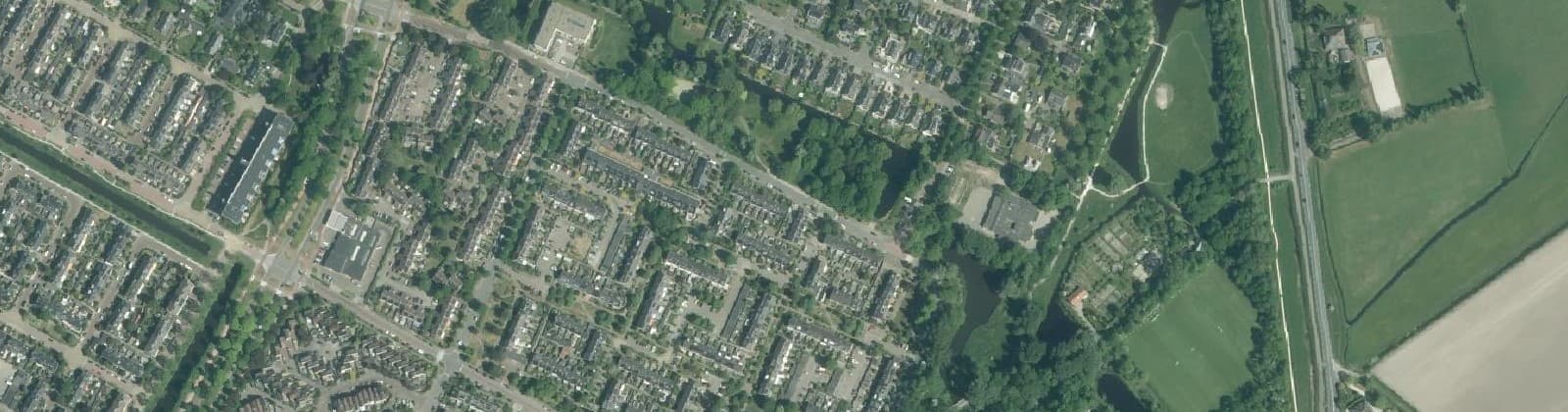 Luchtfoto van Noord-End