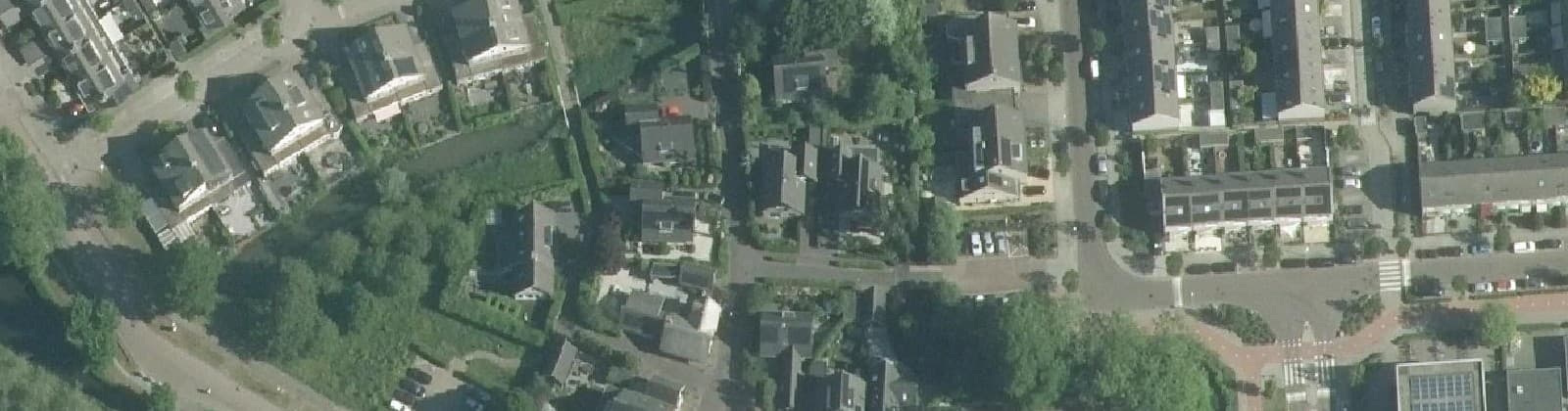 Luchtfoto van Oud Diemen