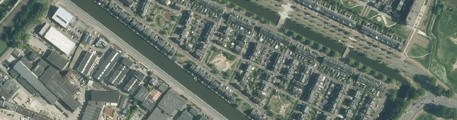 Luchtfoto van Plantage de Sniep Zuid