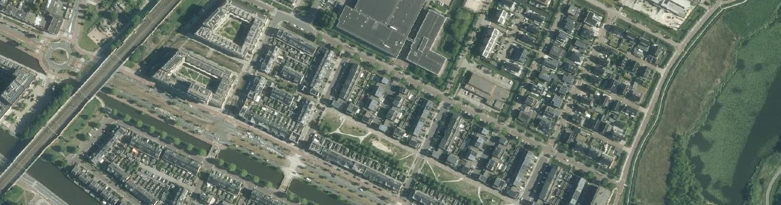 Luchtfoto van Plantage de Sniep Noord