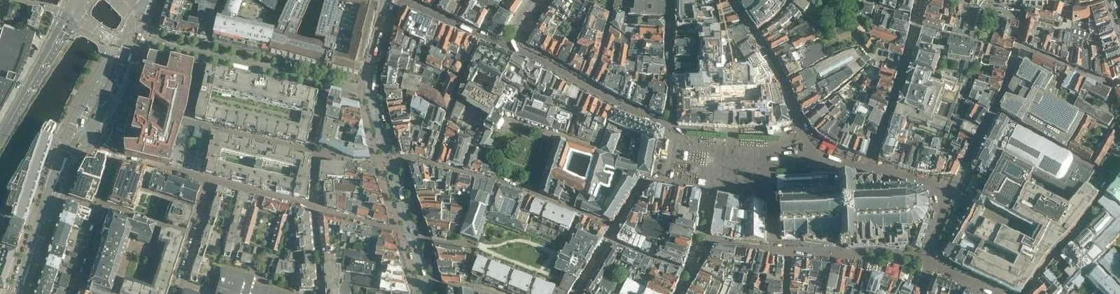 Luchtfoto van Binnenstad