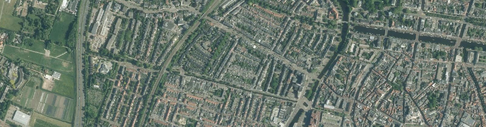 Luchtfoto van Hasselaersbuurt