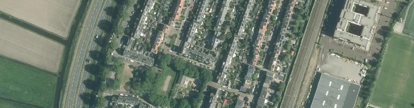 Luchtfoto van Zeeheldenbuurt