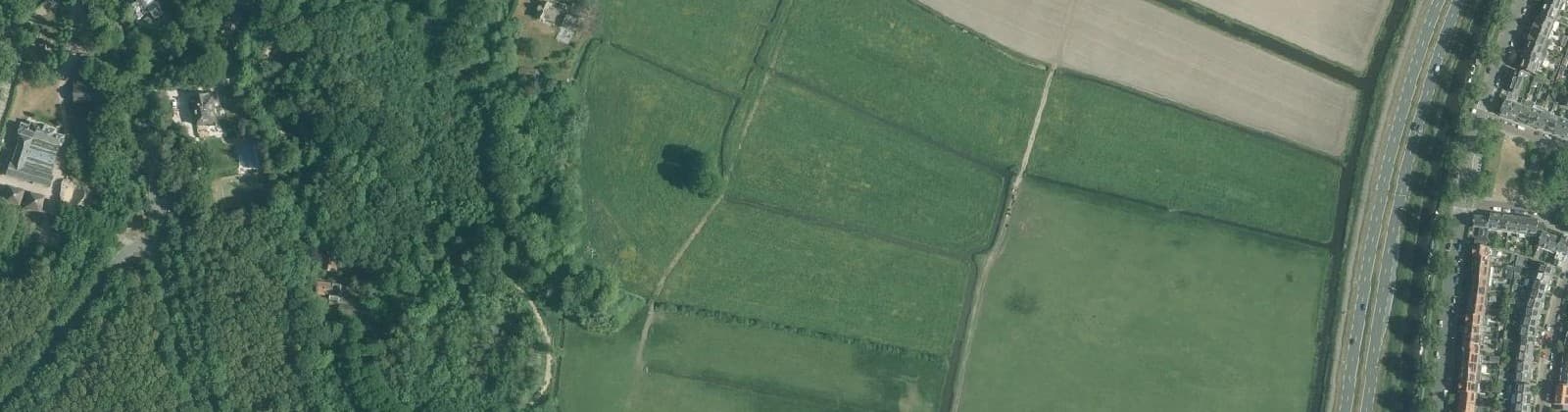 Luchtfoto van Tuinbouwgebied-zuid
