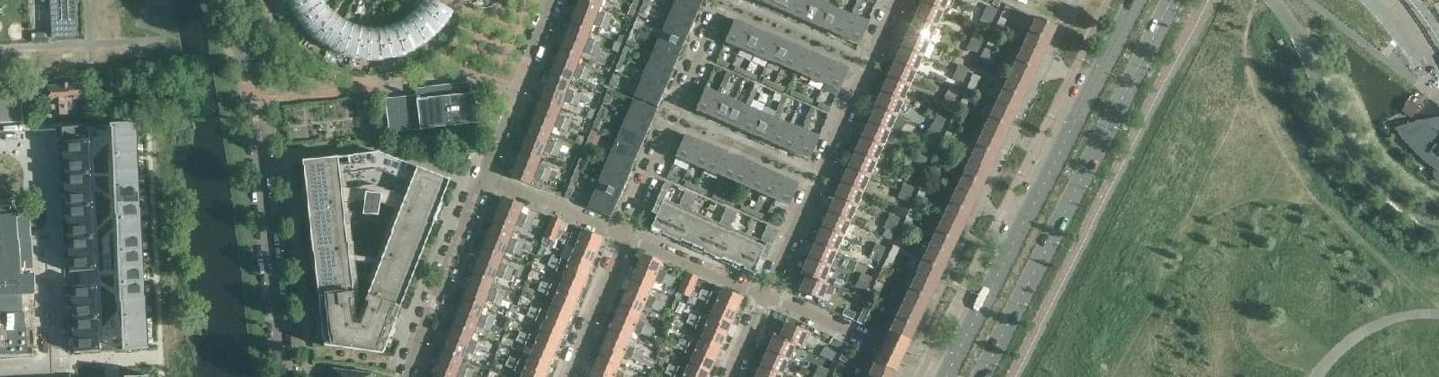Luchtfoto van Componistenbuurt