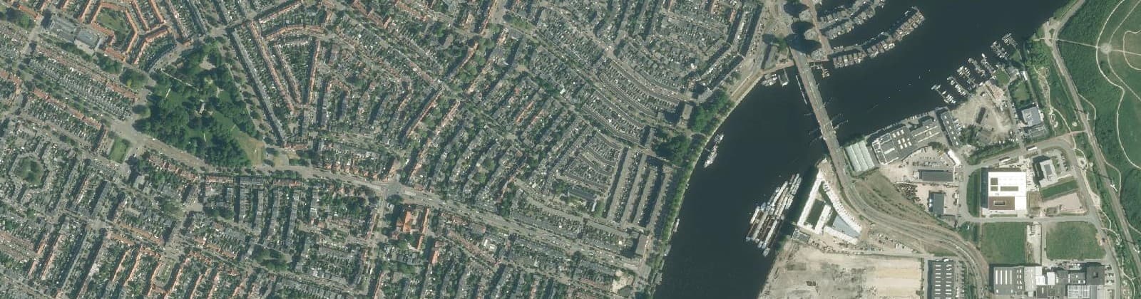 Luchtfoto van Weltevredenbuurt