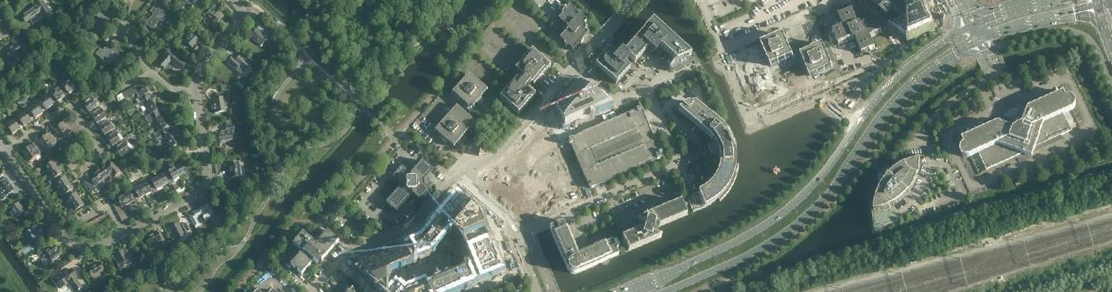 Luchtfoto van Hoofddorp Hyde Park