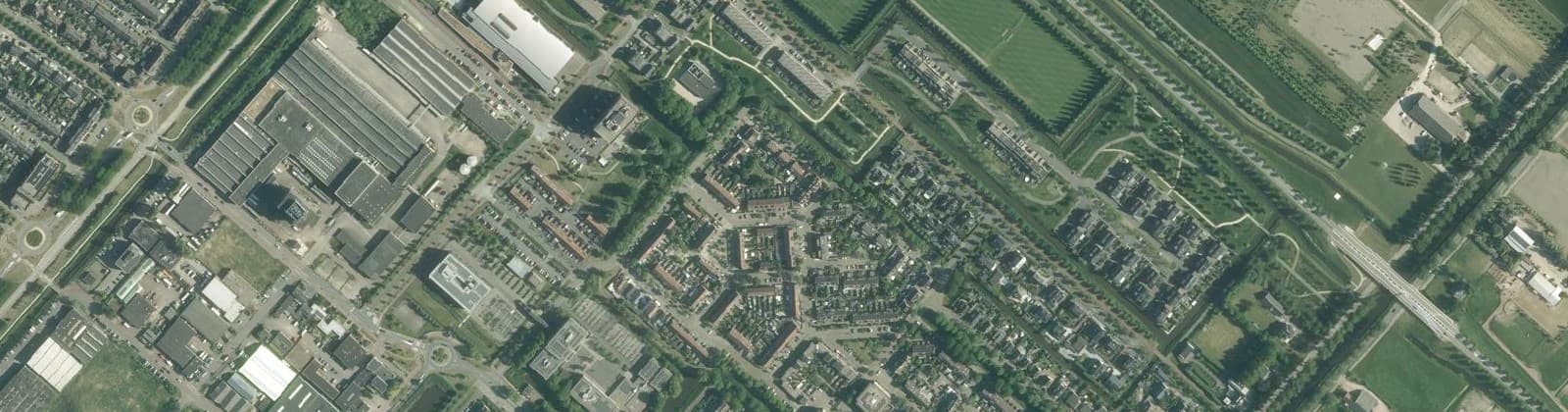 Luchtfoto van Nieuw-Vennep Welgelegen Noord