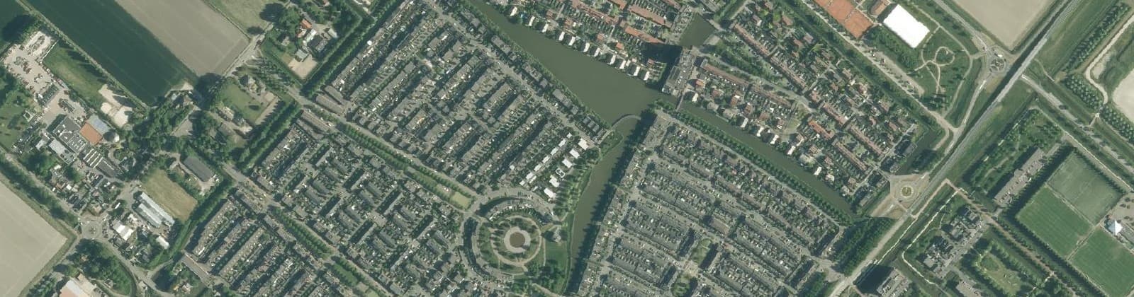 Luchtfoto van Nieuw-Vennep Getsewoud Noord