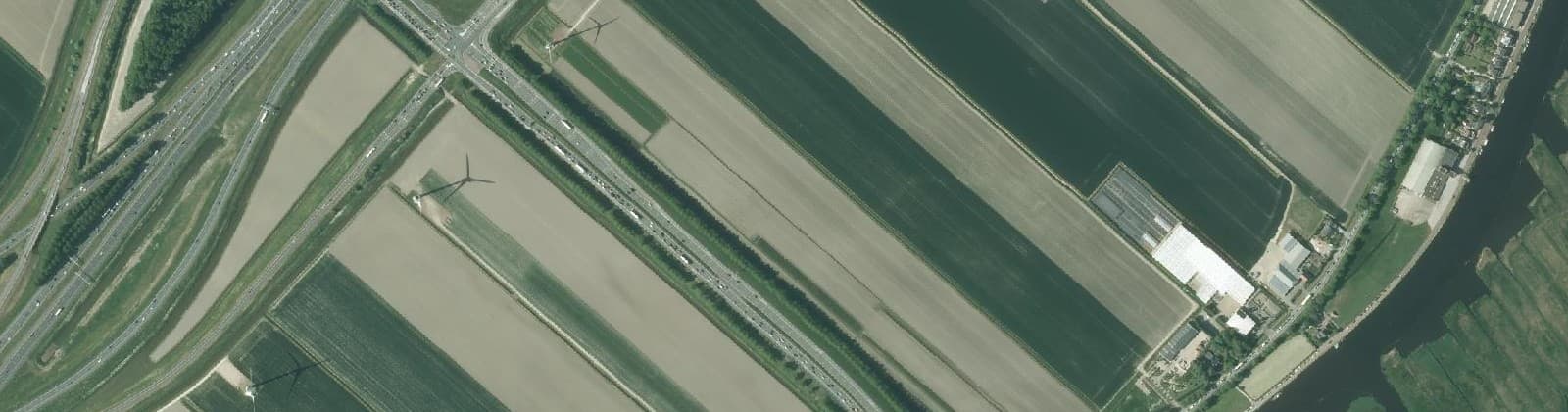 Luchtfoto van Leimuiderbrug