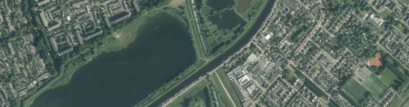 Luchtfoto van Vijfhuizen